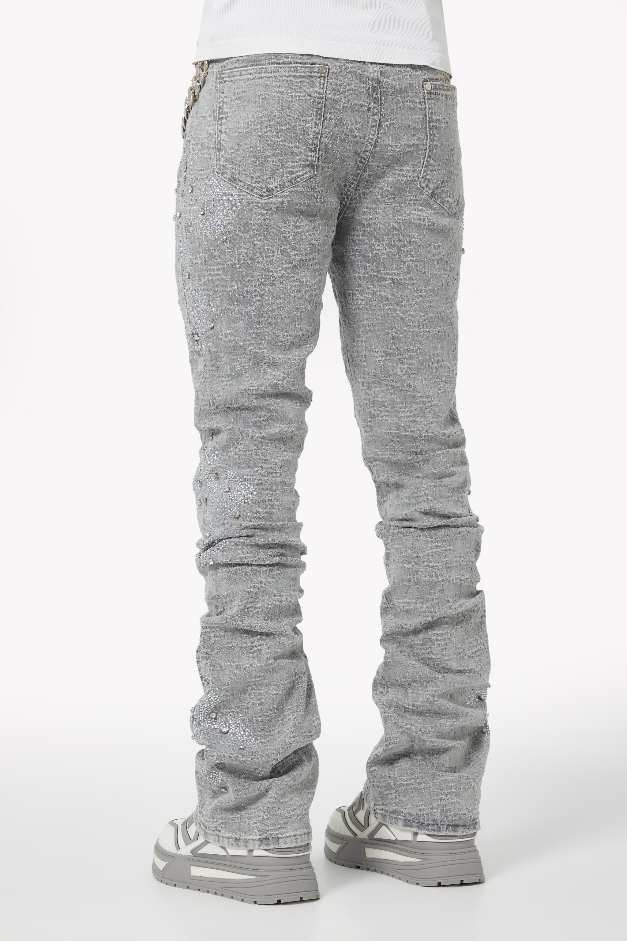 <tc>スモークグレーダメージクロスデニム</tc>