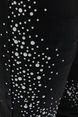 Obsidian Black Pearls Denim
