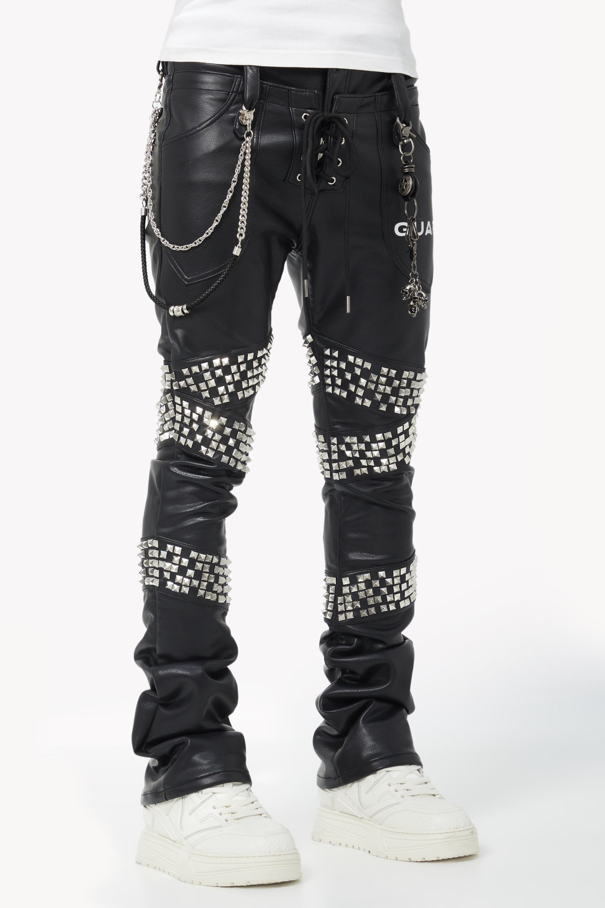 パンツ GUAPI obsidian black vintage stars denim Obsidian Black Vintage Stars Denim - Guapi Clothing