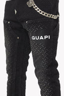 Obsidian Black Steel Plate Carpenter Denim