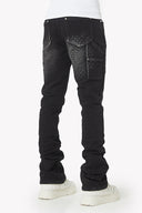 Obsidian Black Steel Plate Carpenter Denim