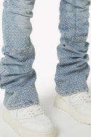 Aqua Blue Steel Plate Carpenter Denim