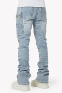 Aqua Blue Steel Plate Carpenter Denim