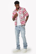 Aqua Blue Steel Plate Carpenter Denim