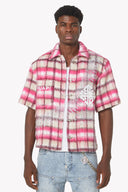 French Rose Uzi Flannel