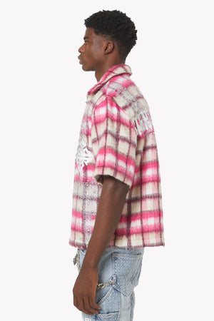 French Rose Uzi Flannel