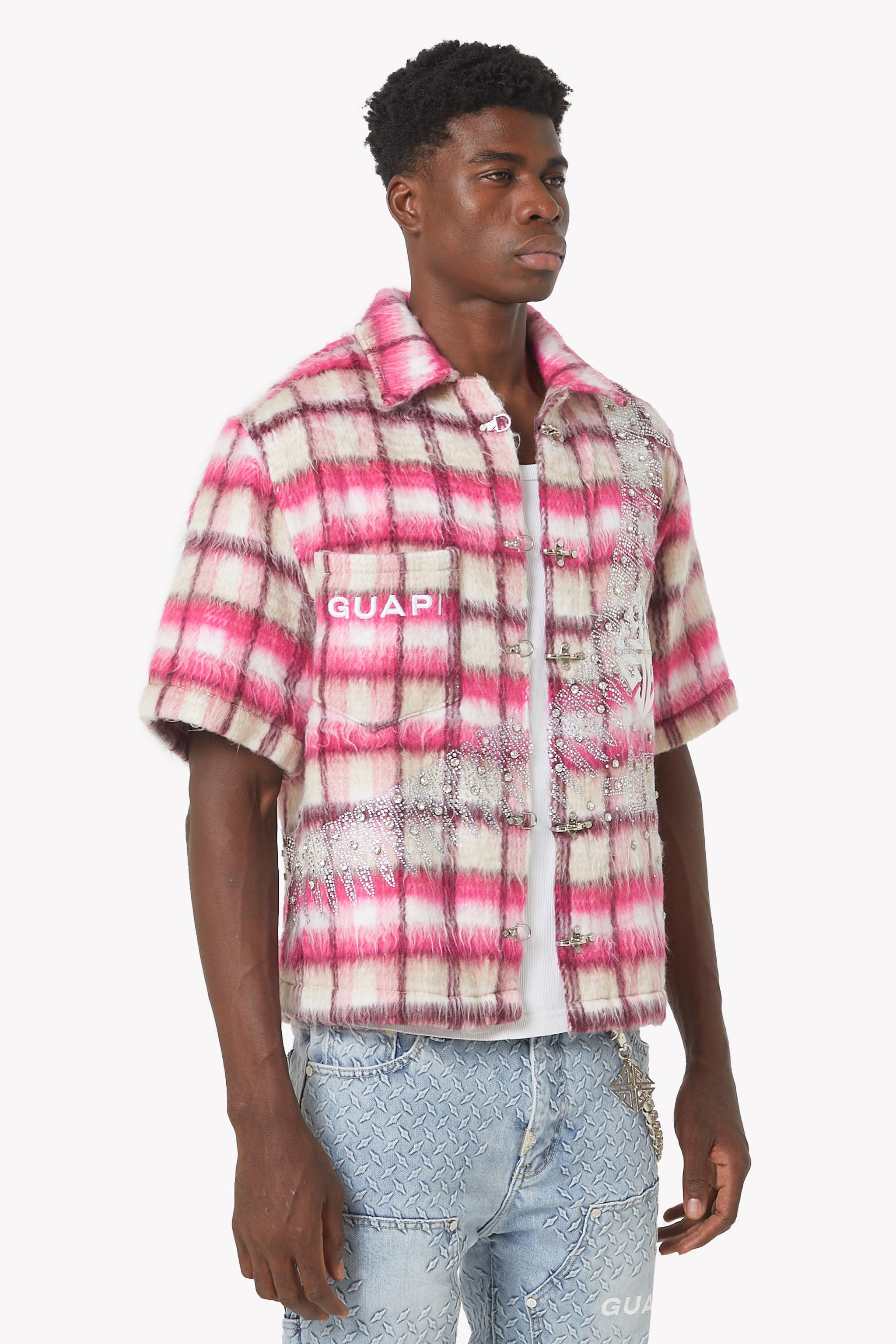 iceking着用 完売品 GUAPI FLANNEL フランネルシャツ French Rose Uzi Flannel – GUAPI CLOTHING FZ-LLC