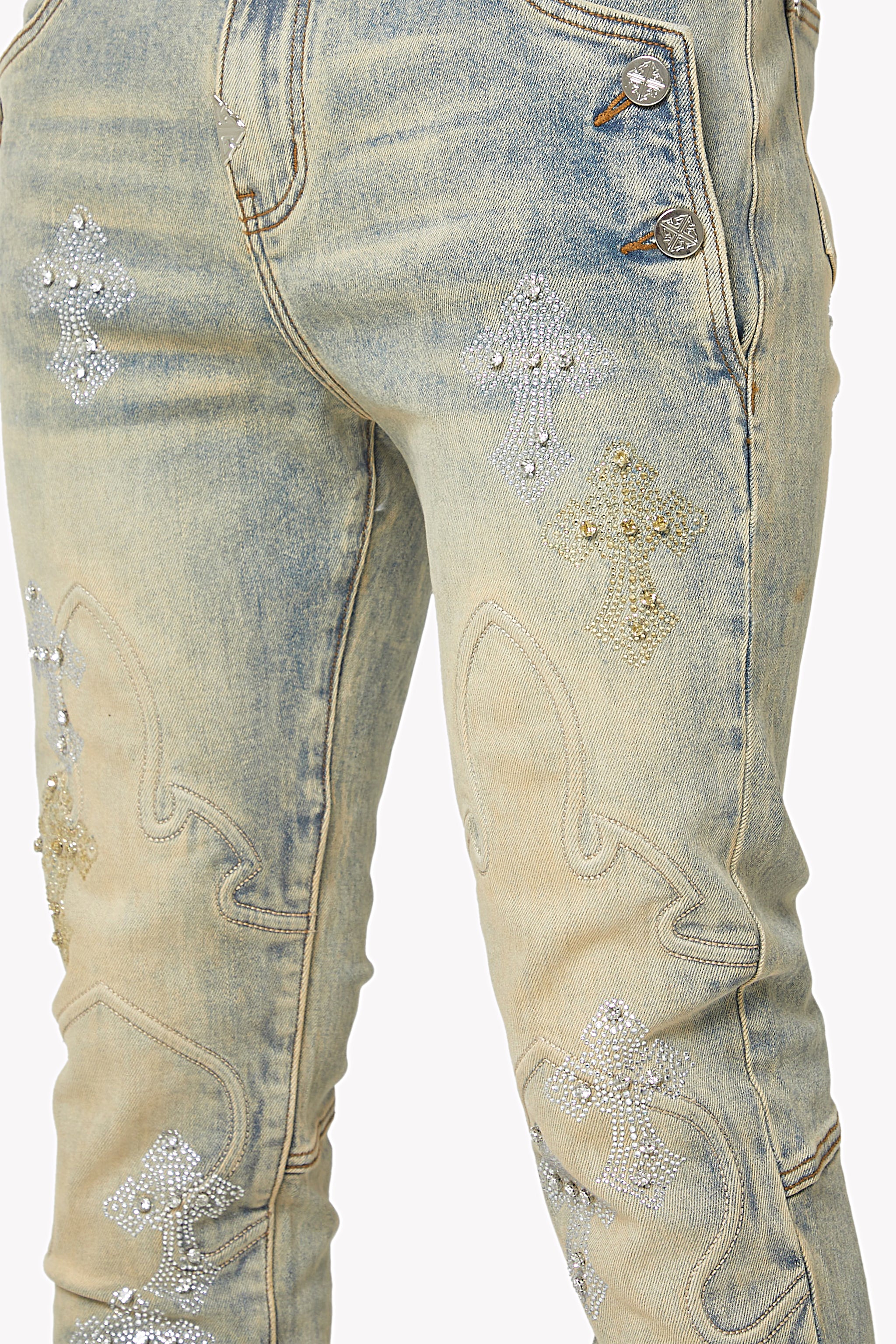 Faded Cross Denim V2 – GUAPI CLOTHING FZ-LLC