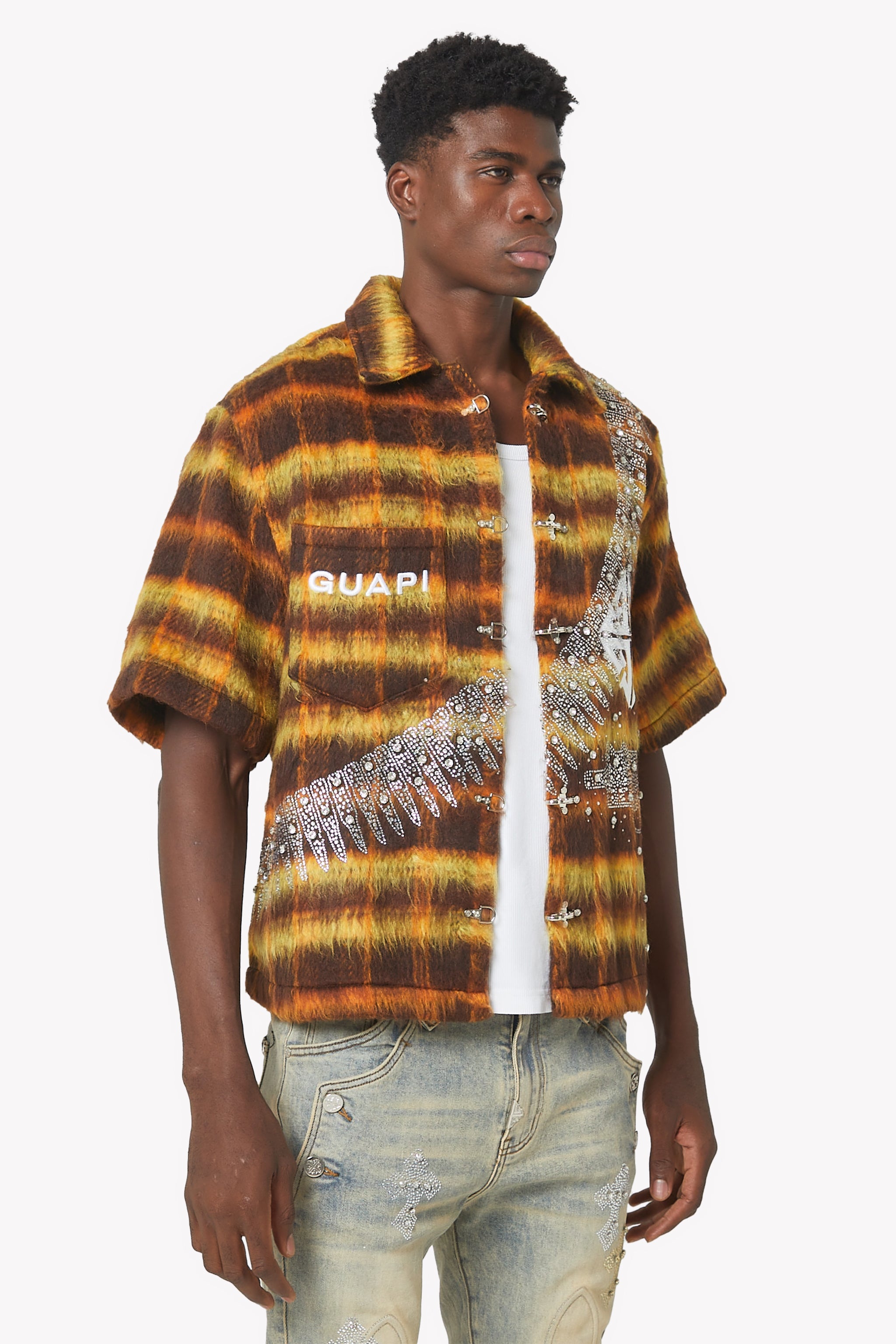 トップス GUAPI Copper Uzi Flannel – GUAPI CLOTHING FZ-LLC