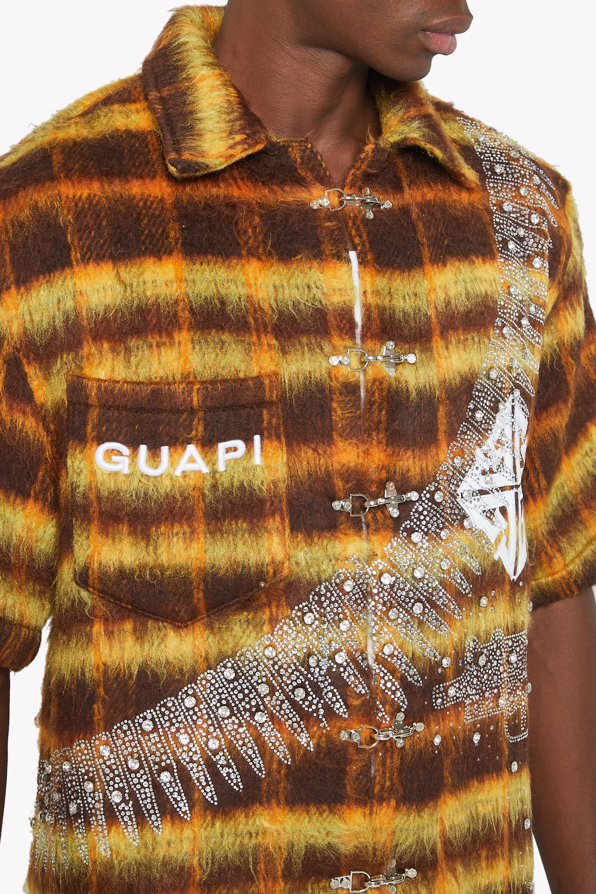 guapi よし GUAPI / VINTAGE BLUE DISTRESSED CROSS DENIM | PLUG