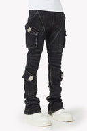 Vintage Black Oblivion Biker Denim