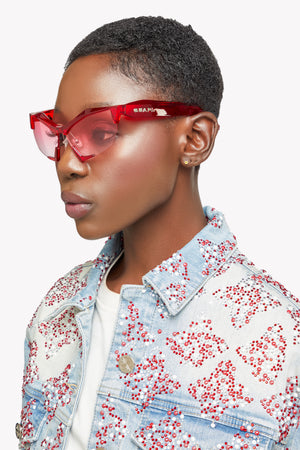 Crimson Red Sunglasses