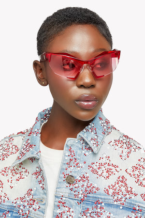 Crimson Red Sunglasses