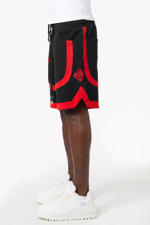 Obsidian Black Sweat Shorts V1