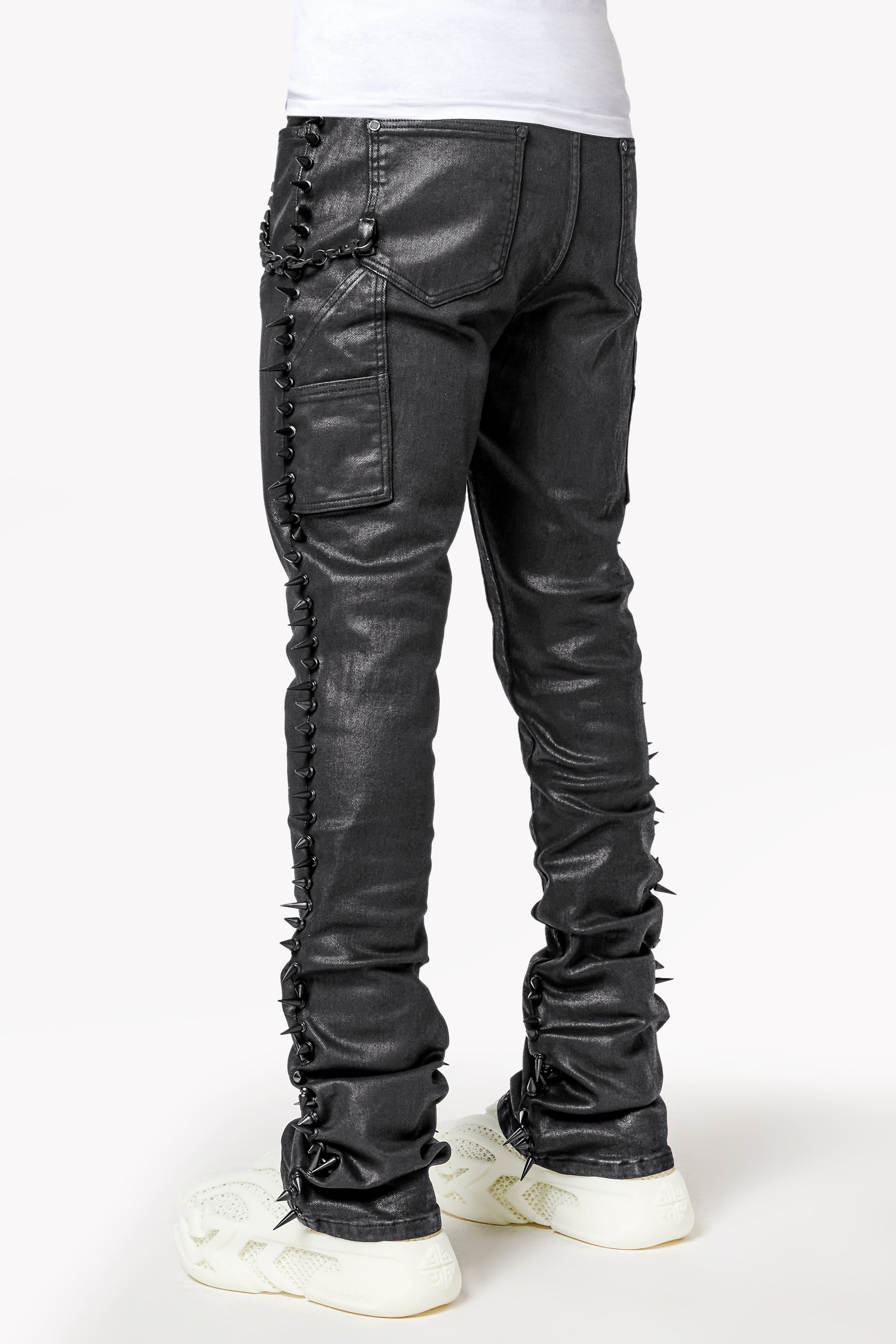 オールブラックスパイクデニム – Guapi Clothing