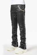 Obsidian Black Spikes Denim