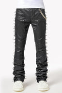 Obsidian Black Spikes Denim