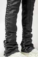 Obsidian Black Spikes Denim