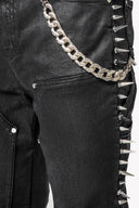 Obsidian Black Spikes Denim