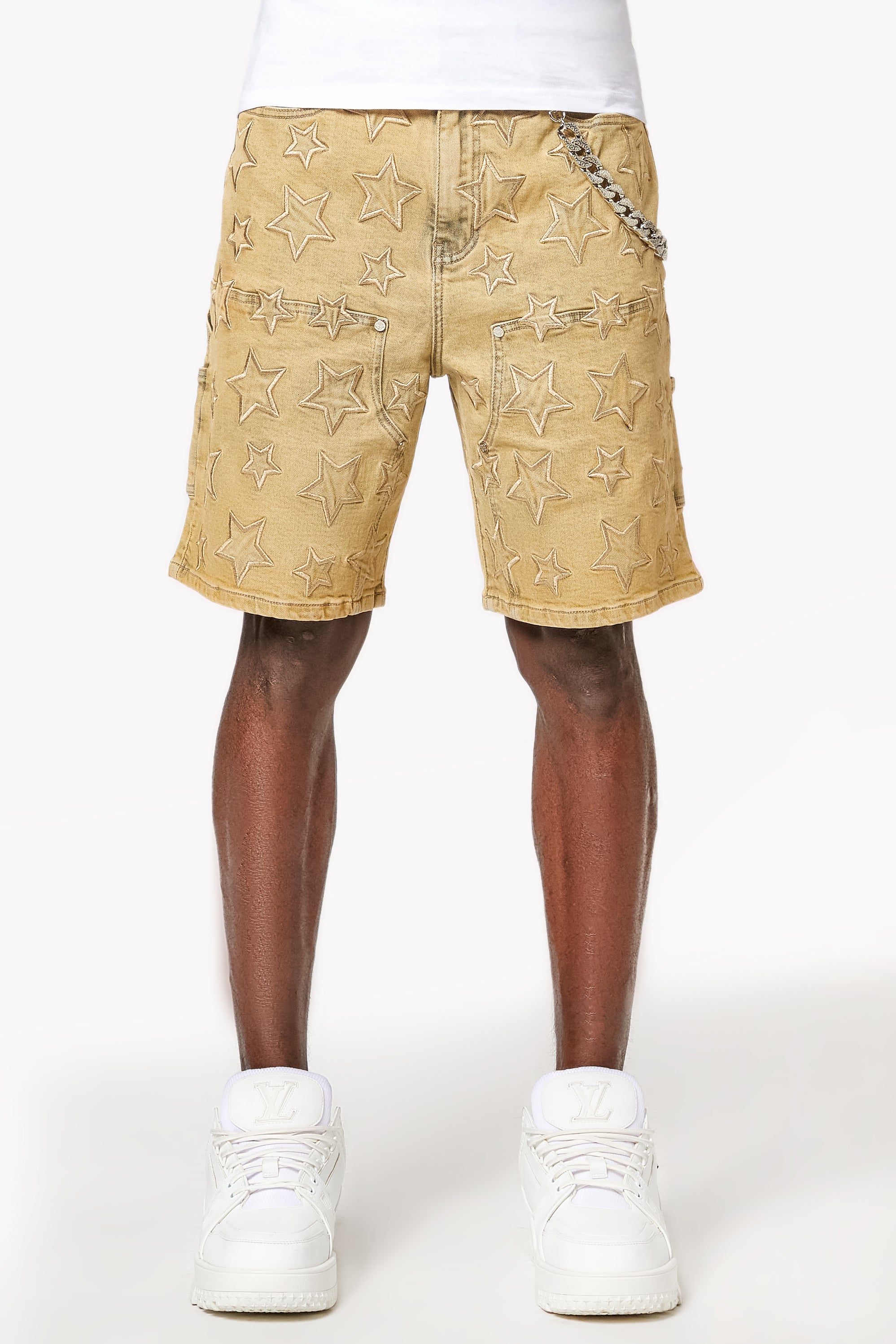 Vintage Stars Denim Shorts