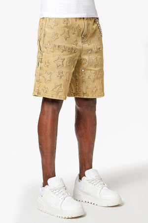 Vintage Stars Denim Shorts