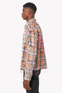 Blush Pink Rhinestone Flannel