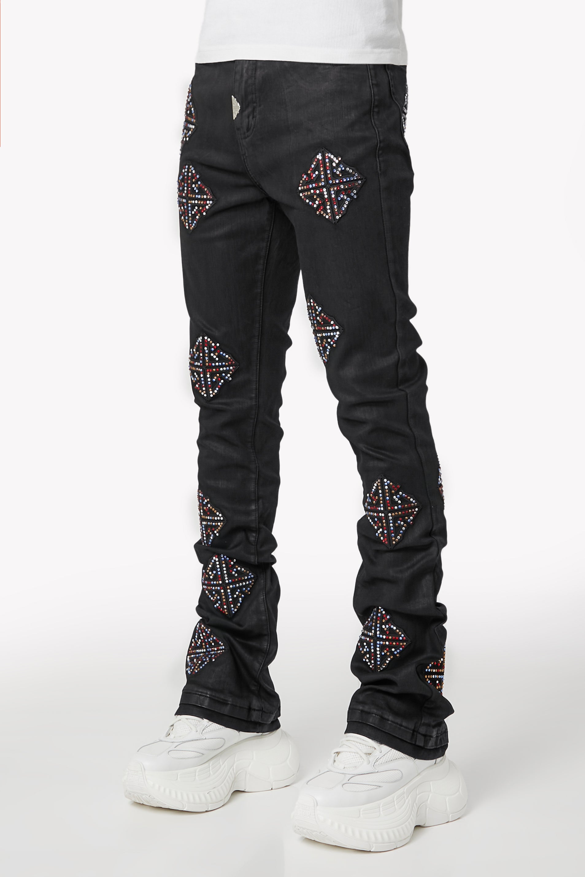 Obsidian Black Mosaic Denim – GUAPI CLOTHING FZ-LLC