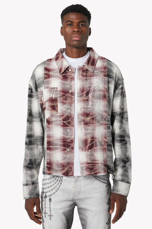 Ruby Crescent Flannel