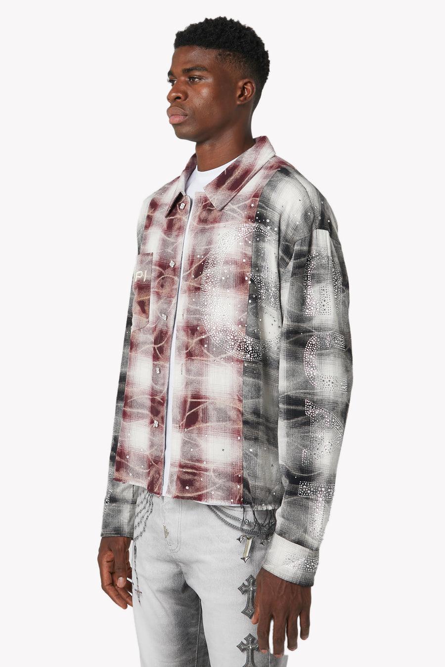 Ruby Crescent Flannel