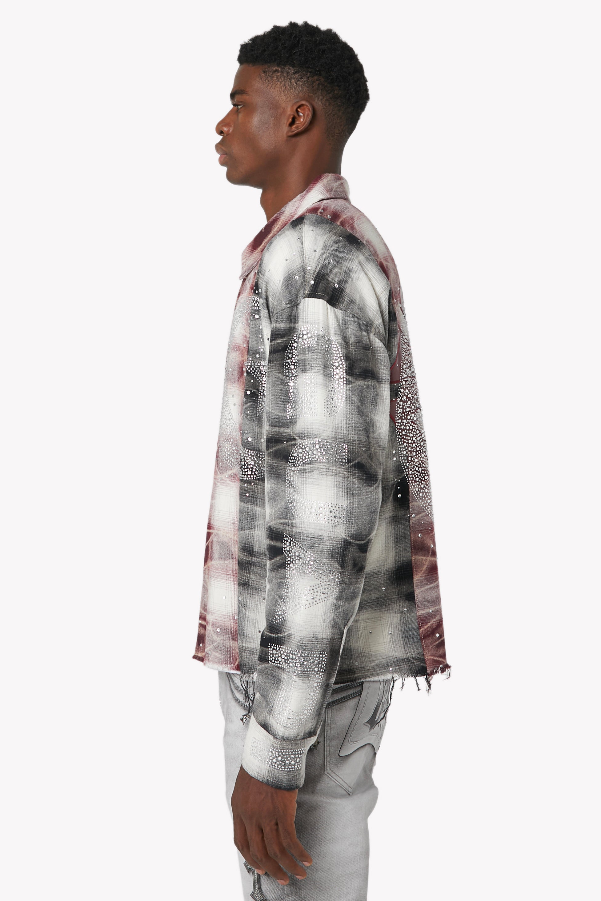 Ruby Crescent Flannel