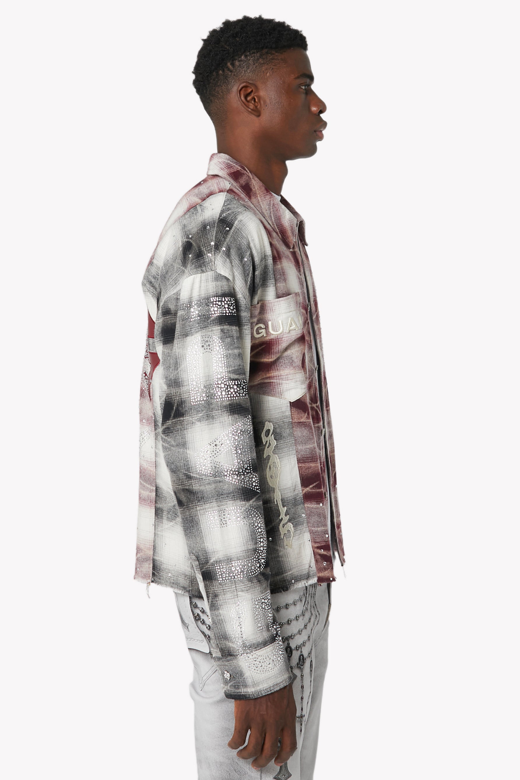 Ruby Crescent Flannel