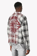 Ruby Crescent Flannel