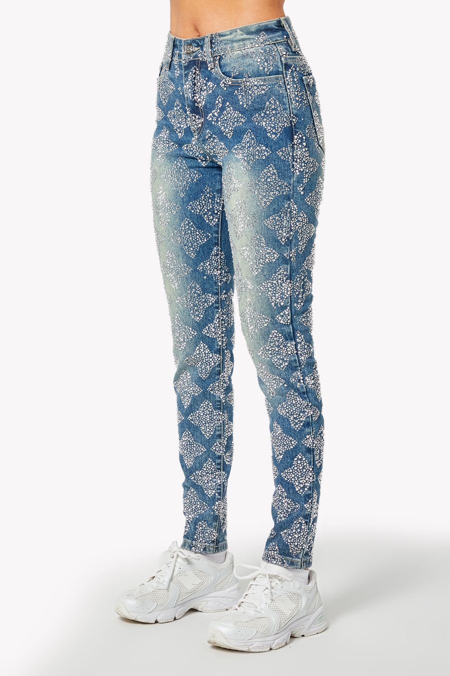 Vintage Blue Embellished Denim V2