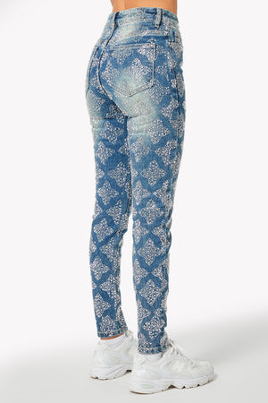 Vintage Blue Embellished Denim V2