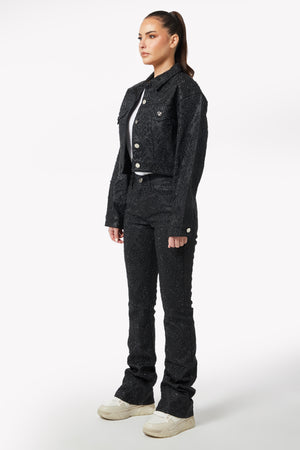 All Black Embellished Denim