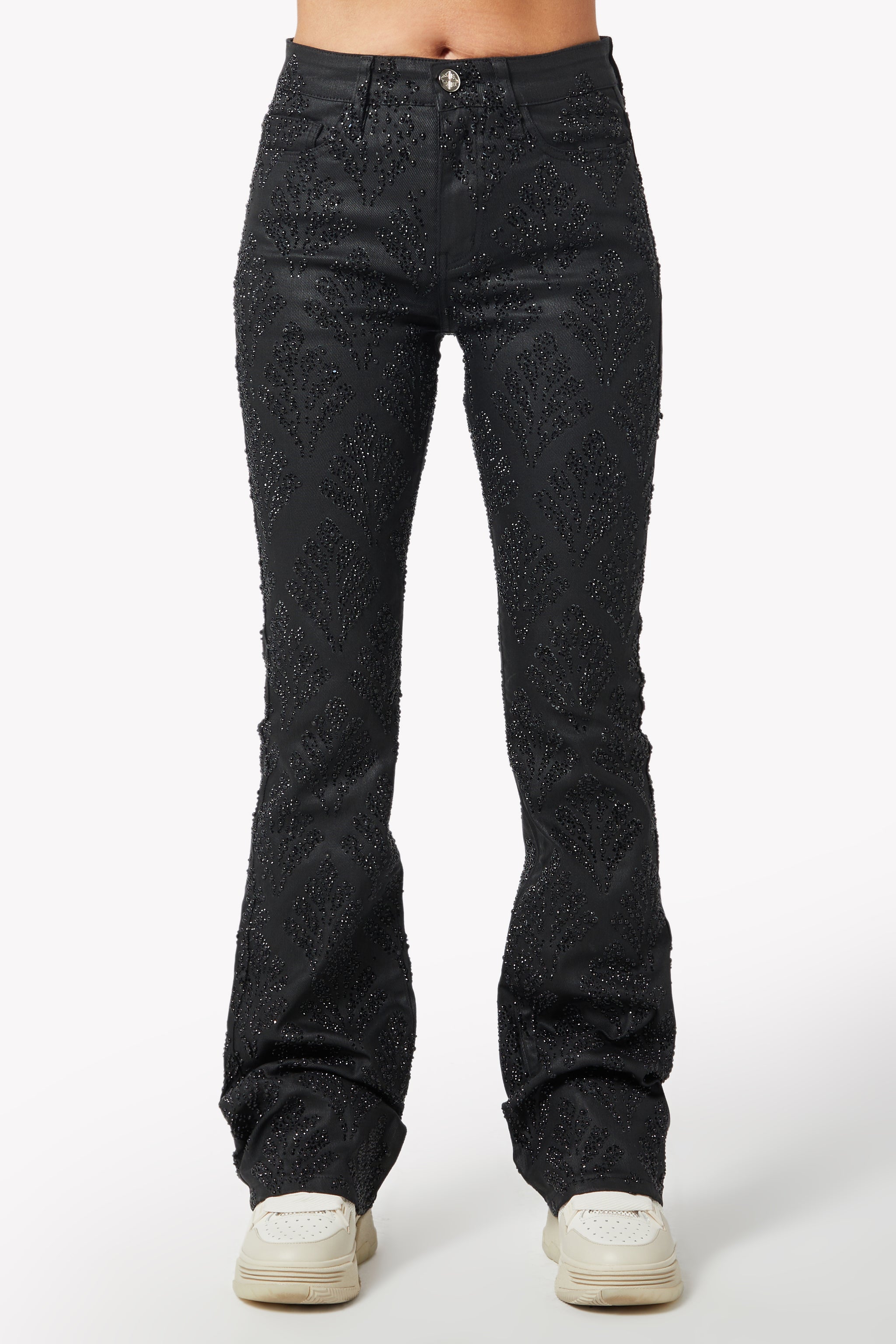 All Black Embellished Denim