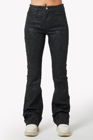 All Black Embellished Denim