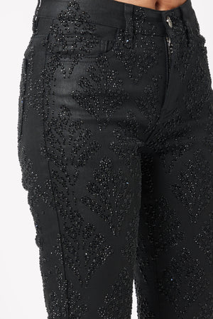 All Black Embellished Denim