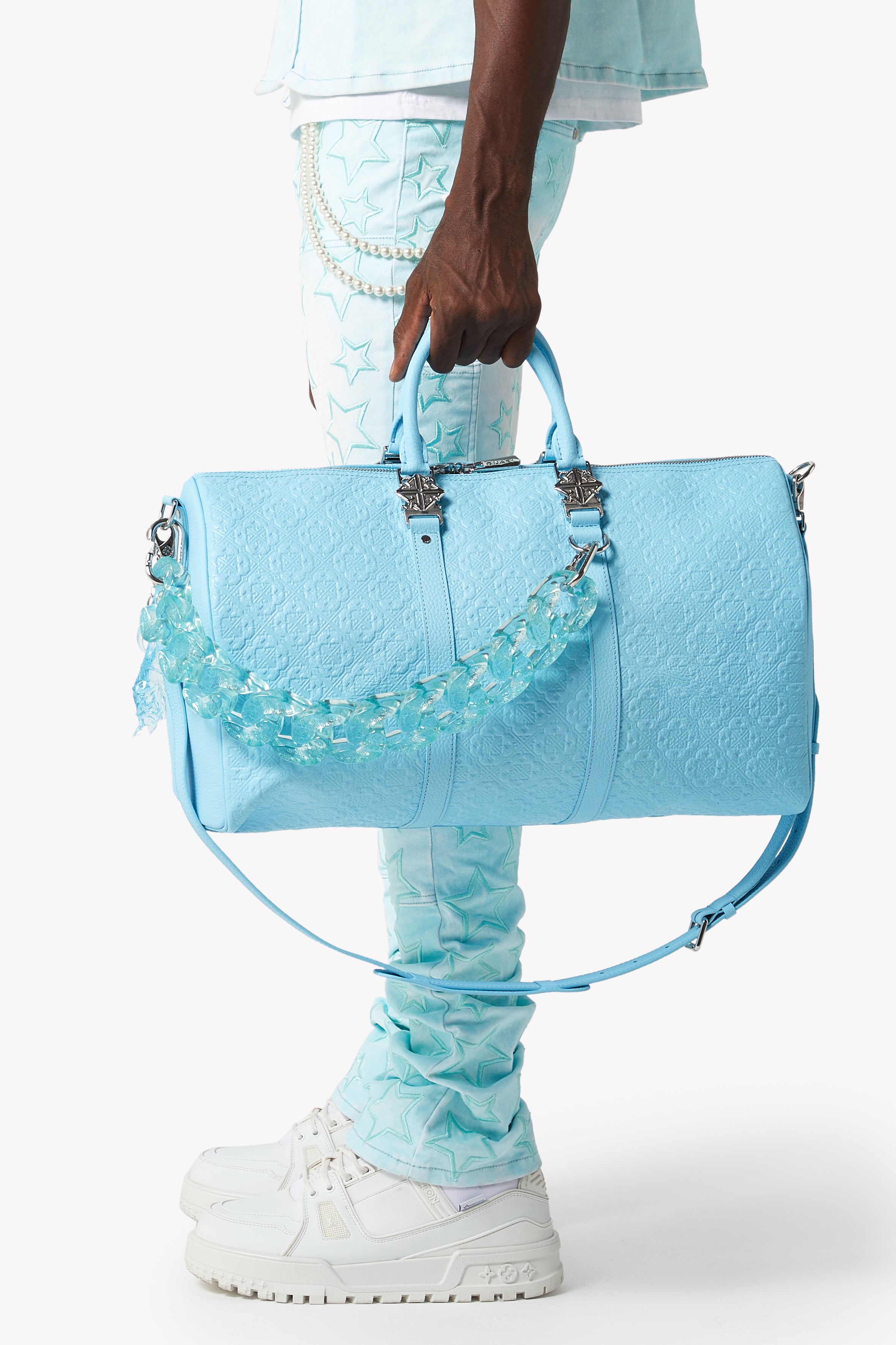 Aqua Blue Duffle Bag – GUAPI CLOTHING FZ-LLC