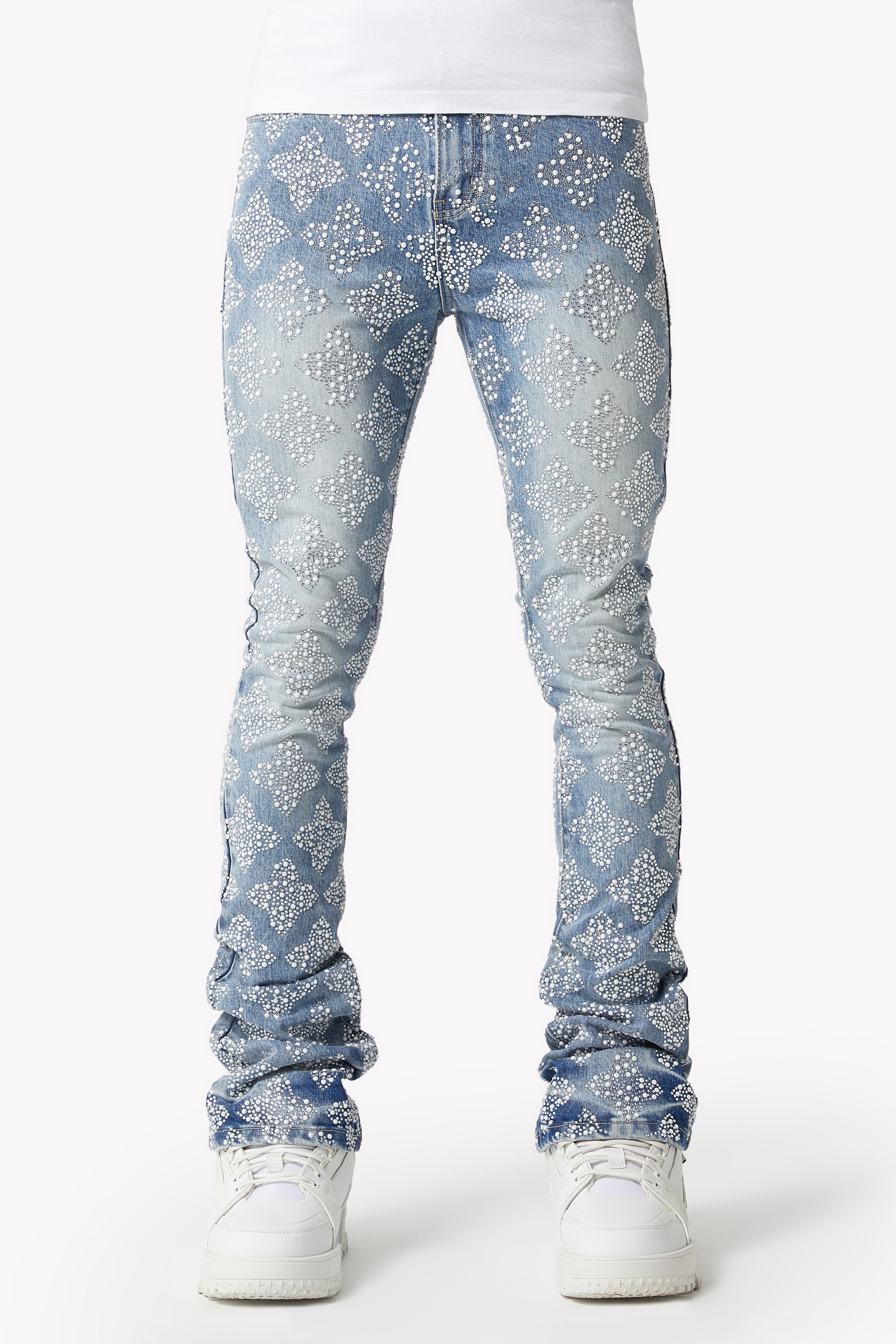 【eyden着用】 GUAPI BLUE EMBELISHED DENIME eyden着用】 GUAPI BLUE EMBELISHED DENIME