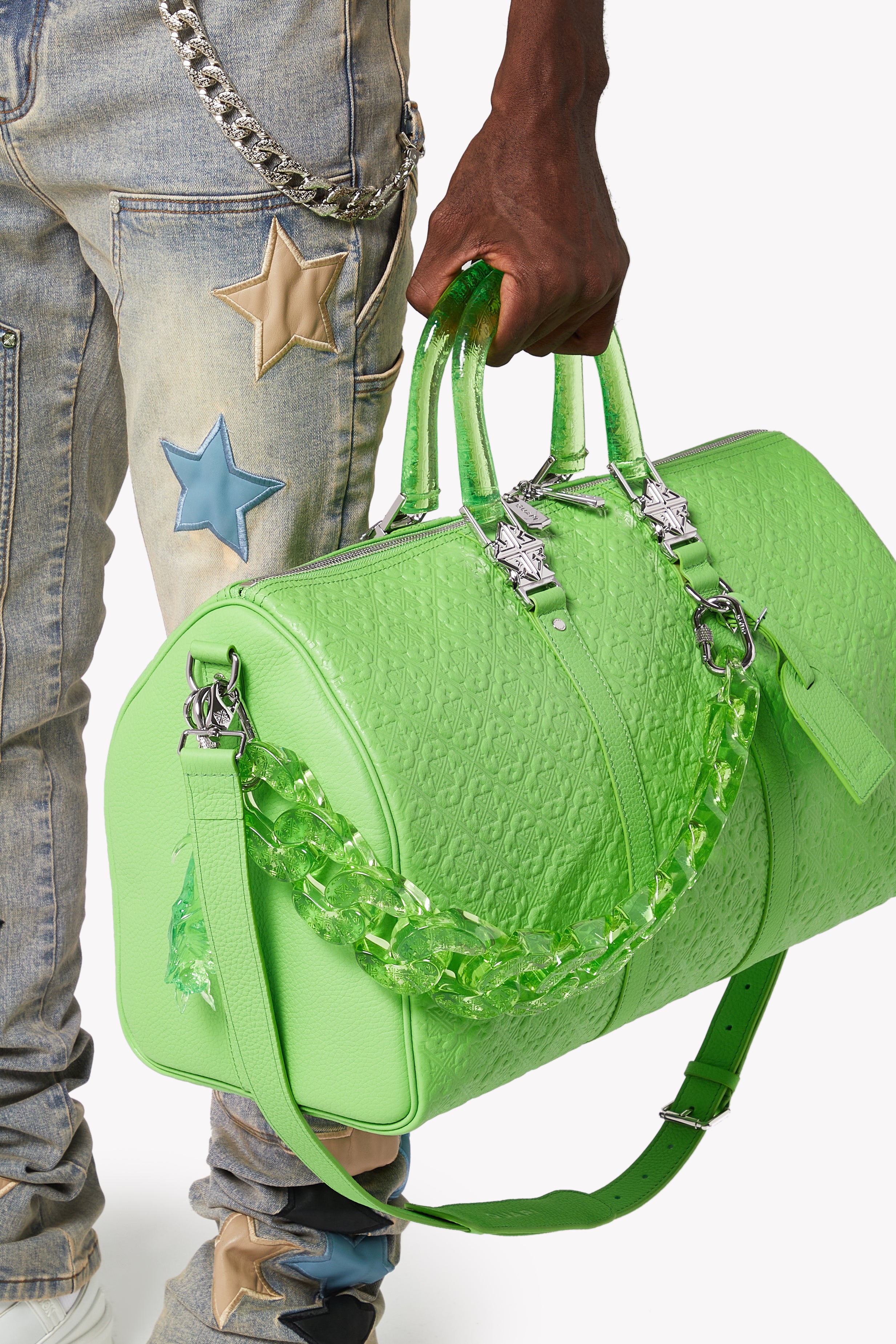 Slime Green Duffle Bag – GUAPI CLOTHING FZ-LLC