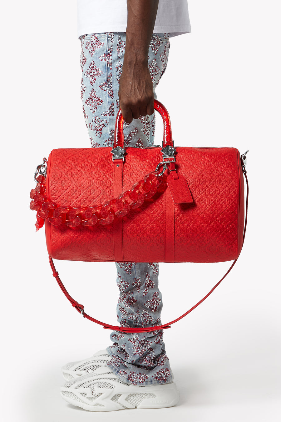 Blood Red Duffle Bag