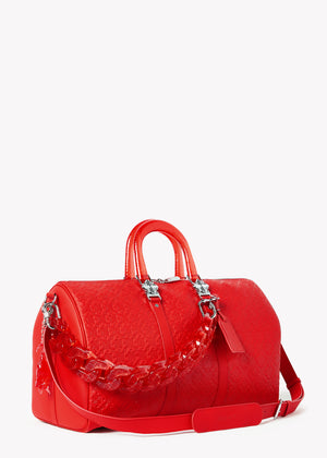 Blood Red Duffle Bag
