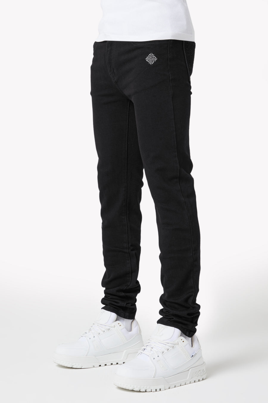 Obsidian Black Basics Regular Denim