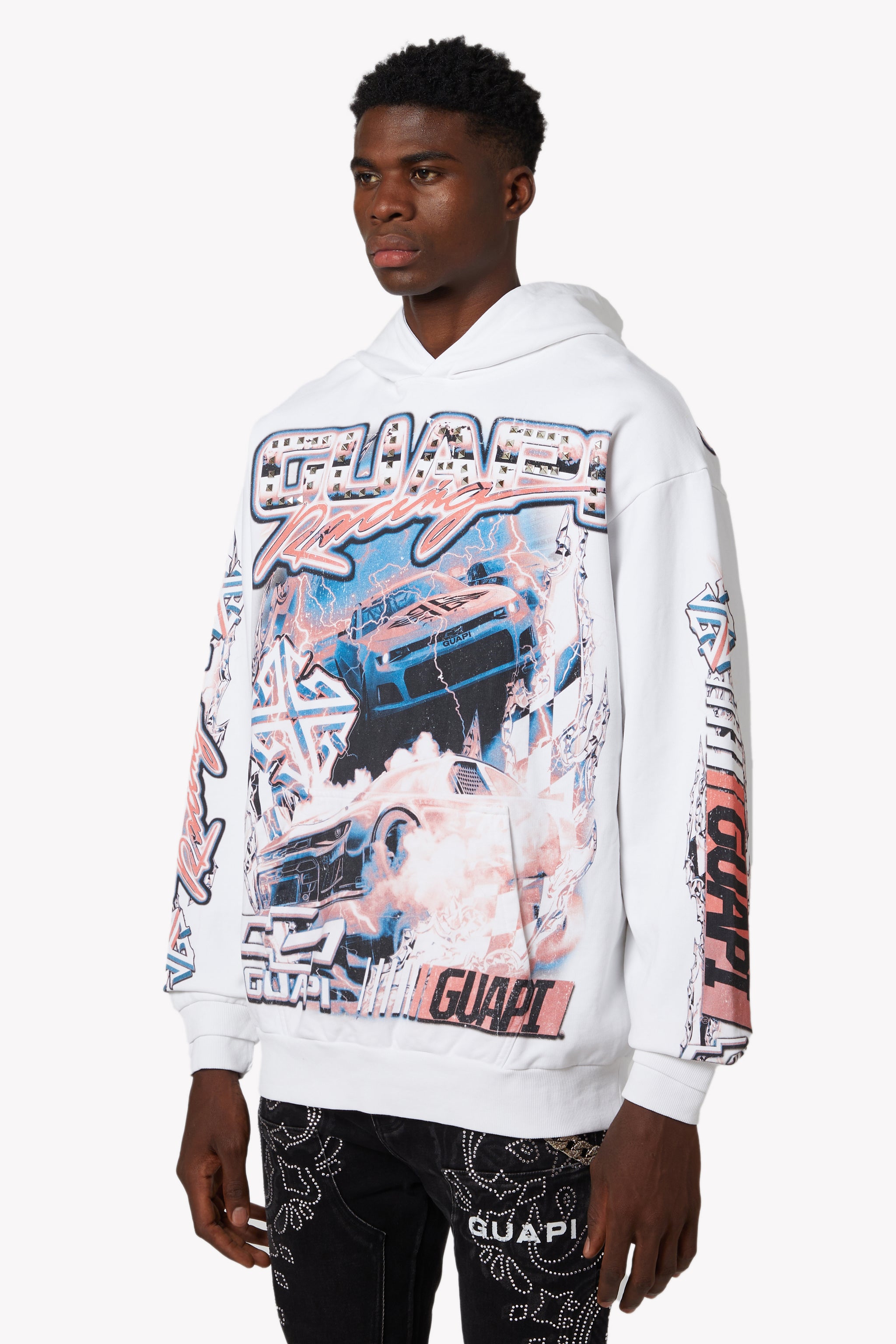 ホワイトニトロドリフトパーカーV1