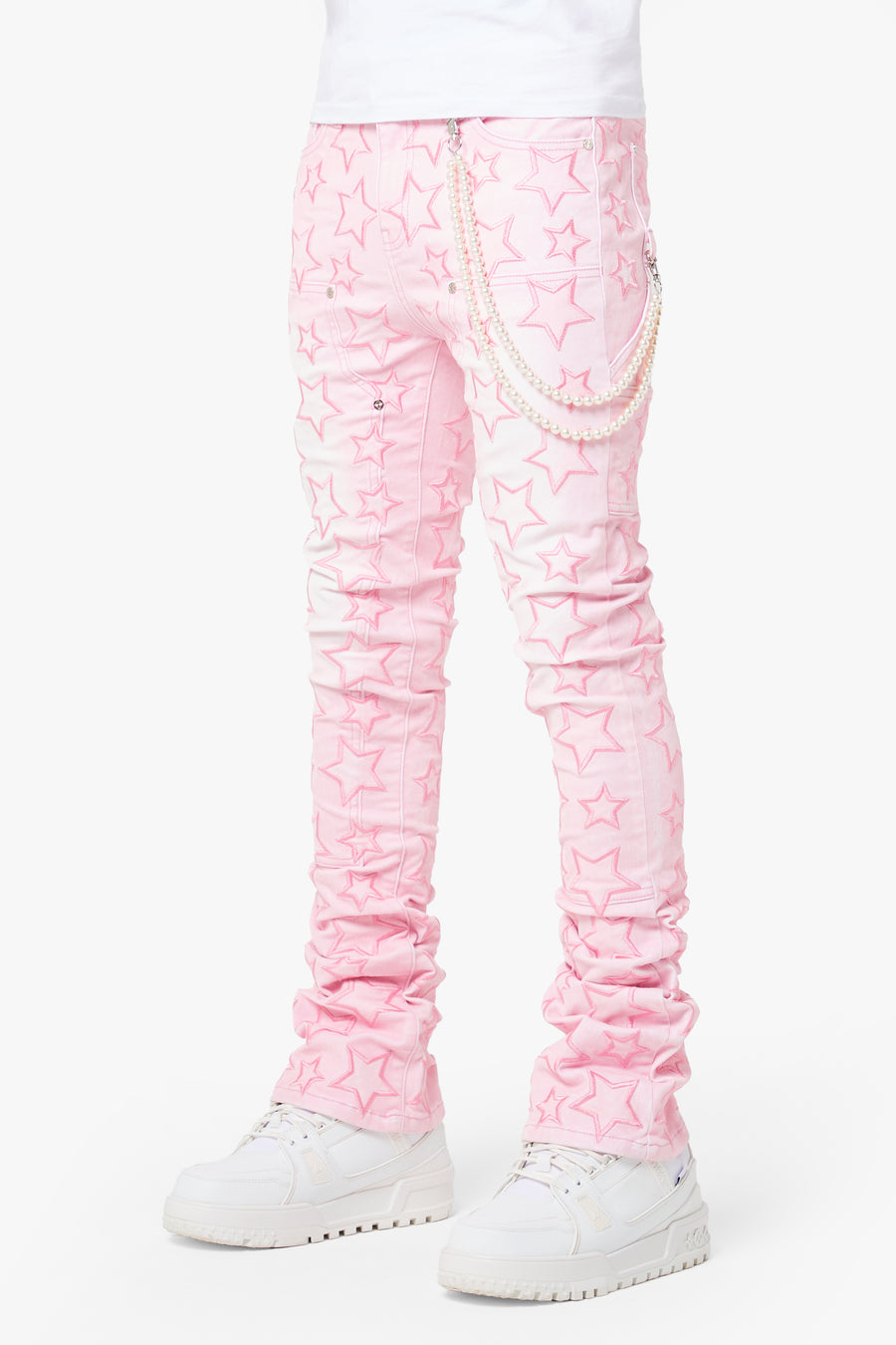 French Rose Stars Denim