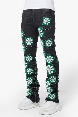 GUAPI ヴィンテージフラワーフレアデニム 30inc 新品未使用 Vintage Flowers Denim - Guapi Clothing