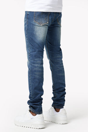 Royal Blue Basics Regular Denim