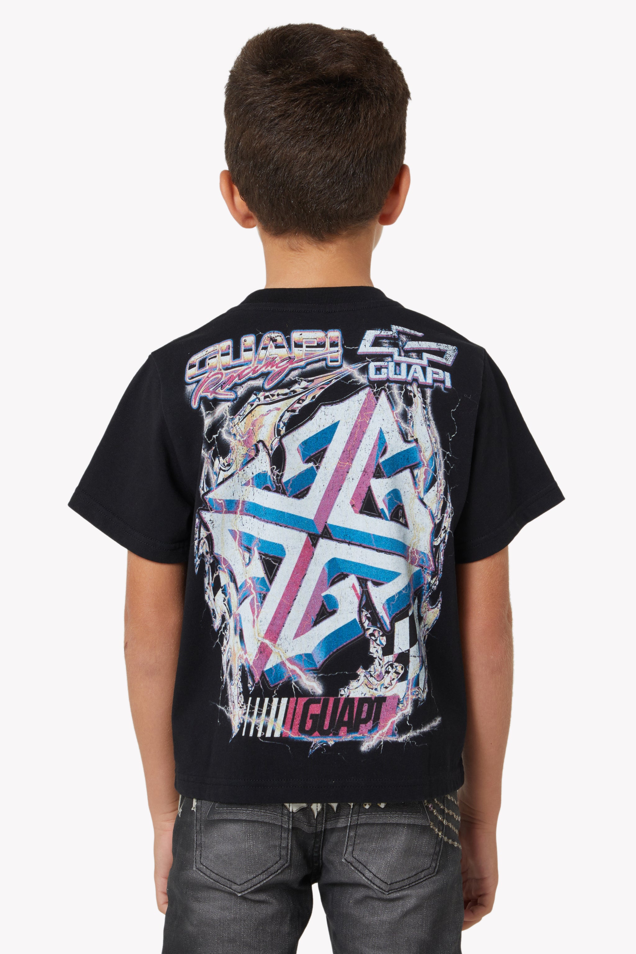 Black Nitro Drift Kids Tee