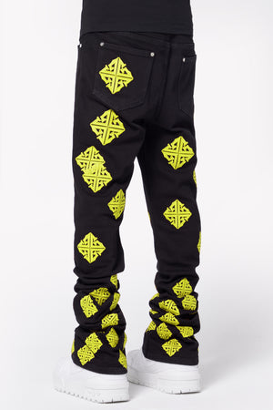 Cyber Icon Stacked Denim